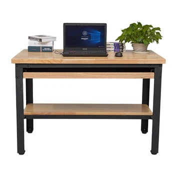 Hoifat Modern Simple Style Office Desk Furniture Bamboo Steel Hoifat Modern Simple Style Office Desk