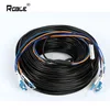 Compact and lightweight flame retardant PE jacket cheap LC single mode fiber optic cable