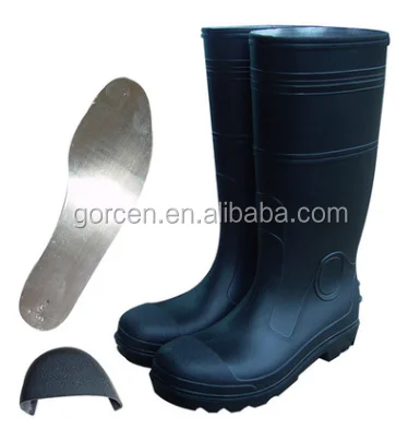 hard plastic toe boots