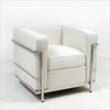 Designer Le Corbusier LC2 chair with Armrest Sofa