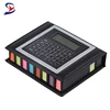 Customized sticky note pad with calculator in leather case