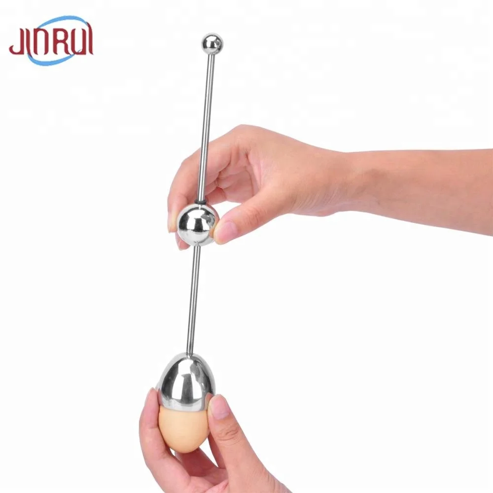 Boiled Egg Shell Topper Cutter Clipper Opener Stainless Manual Kitchen Gadget