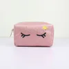 Zogift luxury PVC shiny pink cosmetic bag stylish pretty party bridesmaid gift make bag