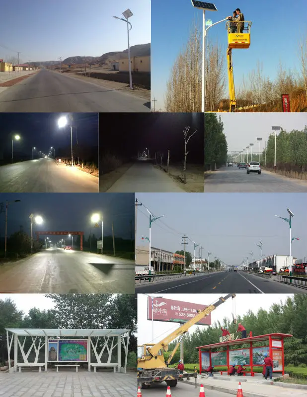 50W - 80W Bridgelux/Cree Aluminum Solar LED Street Light, CE IP66 OEM