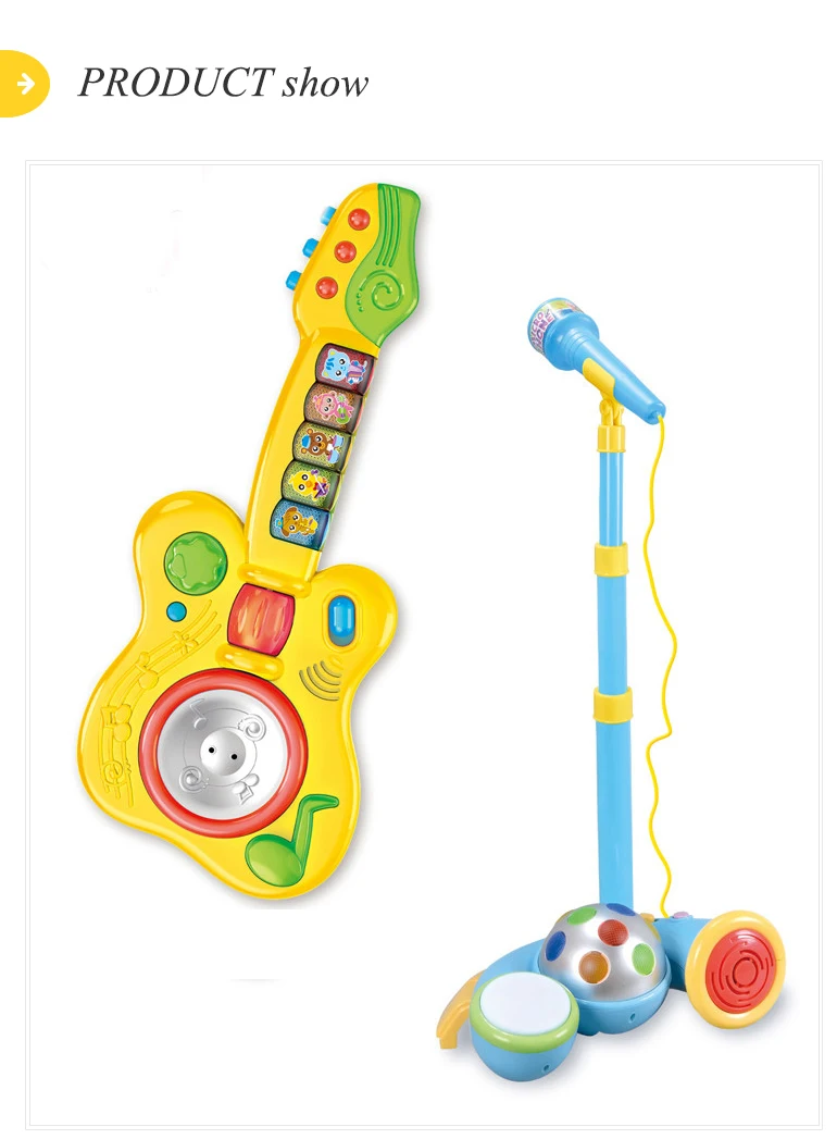 2in1 Music Set Electric Guitar Toy With Microphone Buy Guitar Toy,Electric Guitar Toy,Guitar