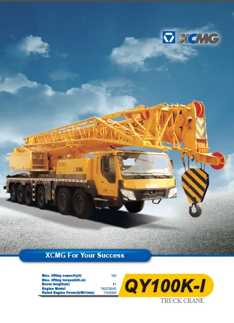 Xcmg Official 100t Truck Cranes Truck Crane Qy100k - Buy Truck Cranes 