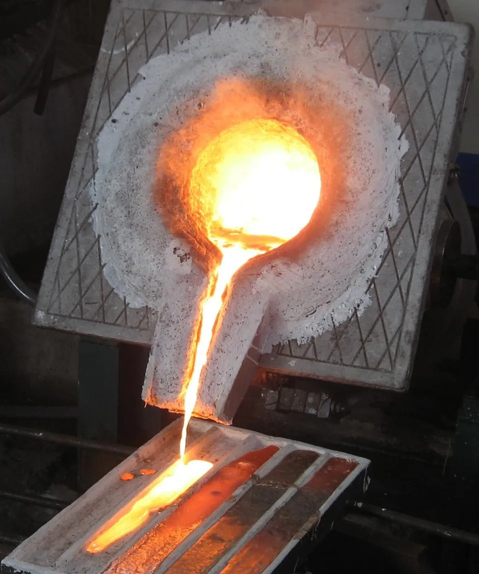 Индукционная плавильная печь алюминий