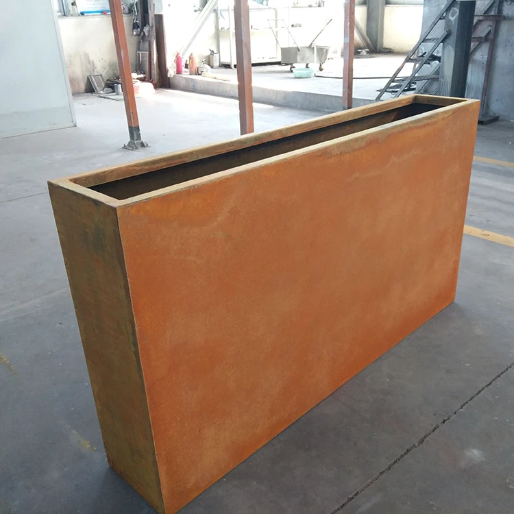 Rust Metal Planter Boxes For Garden Buy Rust Corten Steel Metal