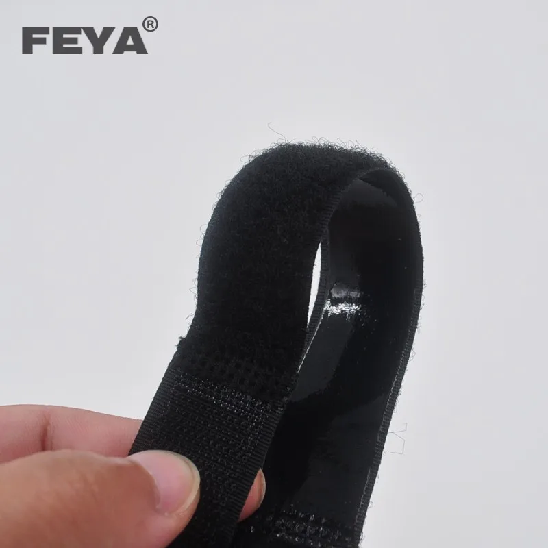 Heavy Duty Hook And Loop Buckle Strap With Silicone On Backside