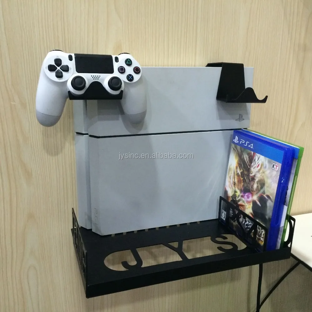 Ps4 Wall Mount Bracket And Desk Organizer For Ps4 Slim And Ps4 Pro