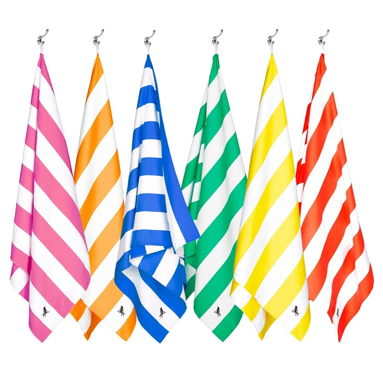 Reactive printing logo beach towels