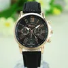 Alibaba China Bracelet Geneva Roman Numerals Genuine Leather Analog Quartz Wristwatch Casual Watch Relogio
