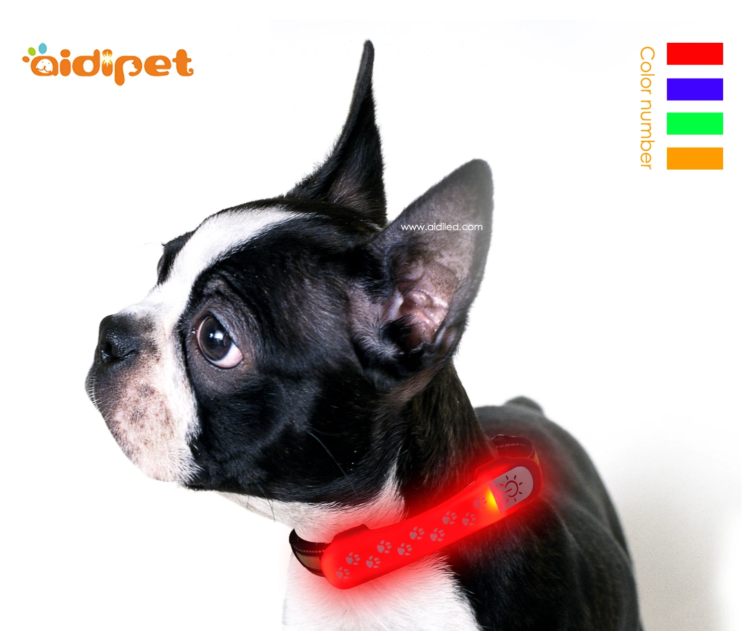 Attached To Led Dog Collar & Leash, Durable Led Dog Collar Cover Silicon