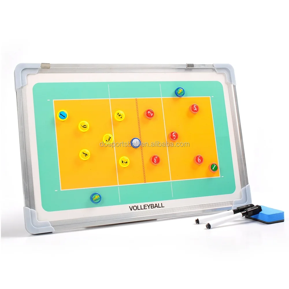 Volleyball Training Coach Board With Pen Dry Erase Clipboard
