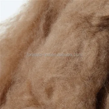 Warna Kuning Alami Disisir Unta Rambut Untuk Pemintalan Benang