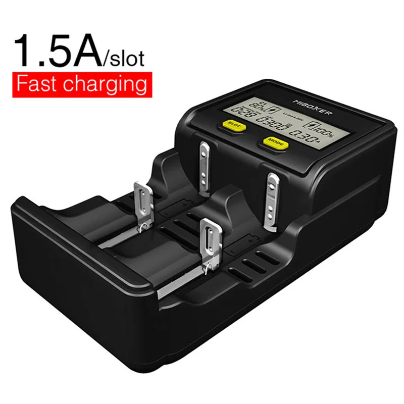 3 Bay 18650 Lithium Battery Charger MPPT 1.5A  & DC 15-24V Charge Balance Protec
