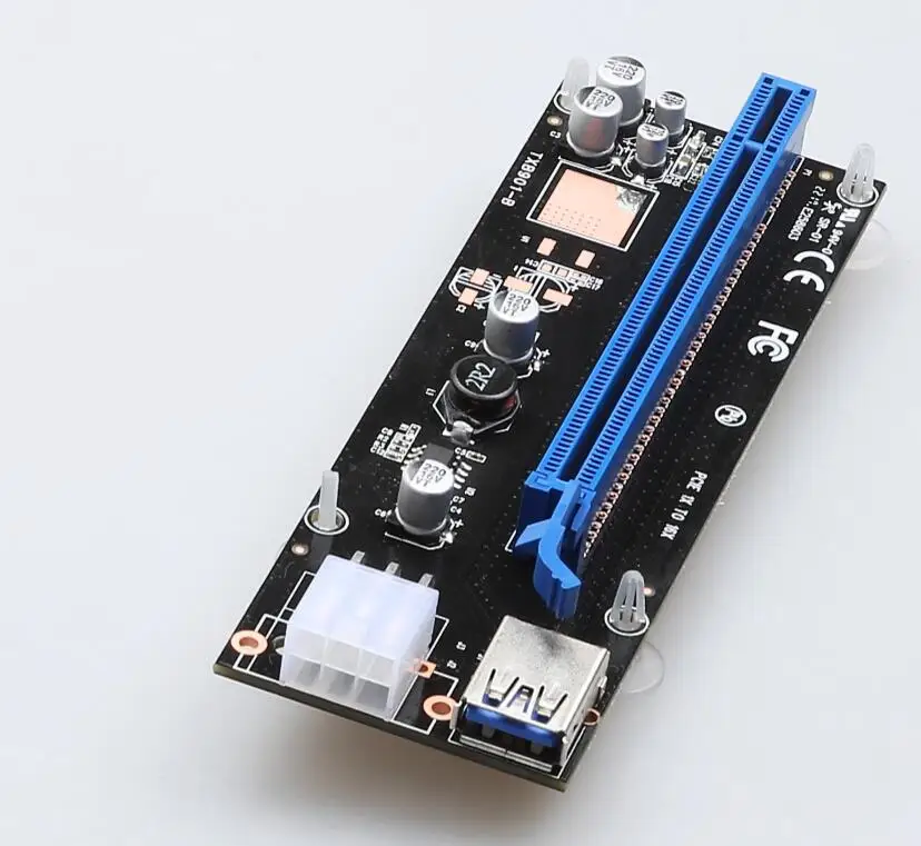 Pci-e 1x To 16x Risers Cable 6 Pin 007c 60cm Pci E Slot For Graphics ...