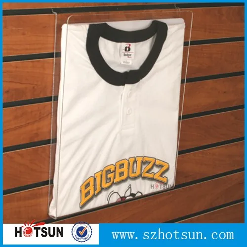 Clear Slat Wall Mount Acrylic T Shirt Display Frame For Wholesale Buy