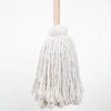 Custom Wood Handle Color Cotton Wet Mop For Floor Clean