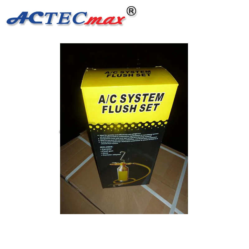 Auto Car Air Conditioner System Flushing Kit Pipe Cleaner Hvac Service