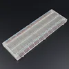 Premium Brass Metal Clips RoHs Standard 10 Links Power Rail Transparent 830 points Solderless Breadboard