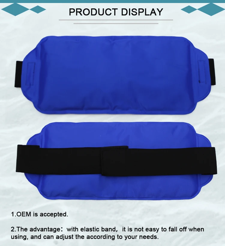 Custom Color Nylon Fabric Heating Pad And Cooling Pad For Body Compress