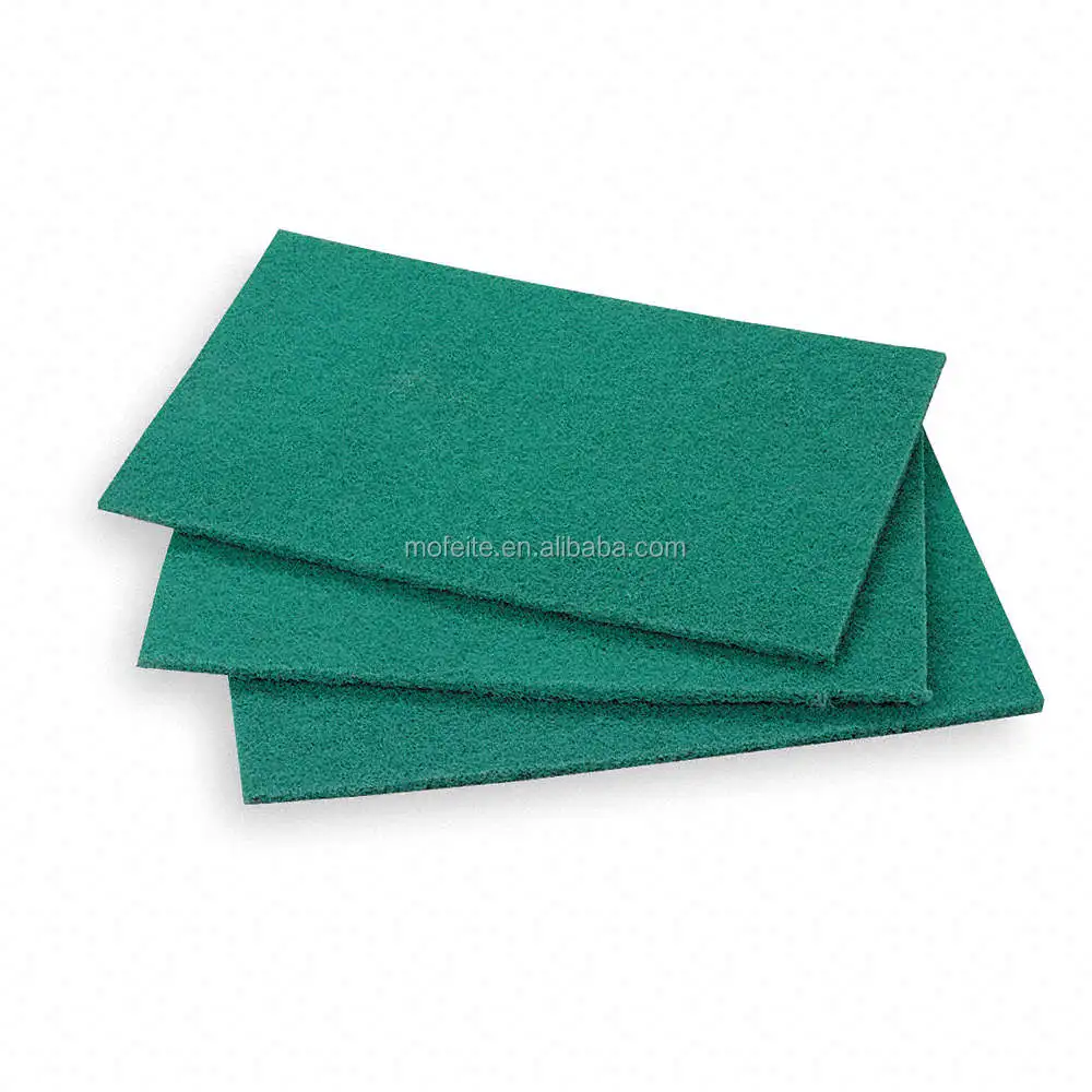 Green Plastic Table Cleaning Scouring Pad,Non Scratch Cleaning Scourer Scrub Cloth Buy Green