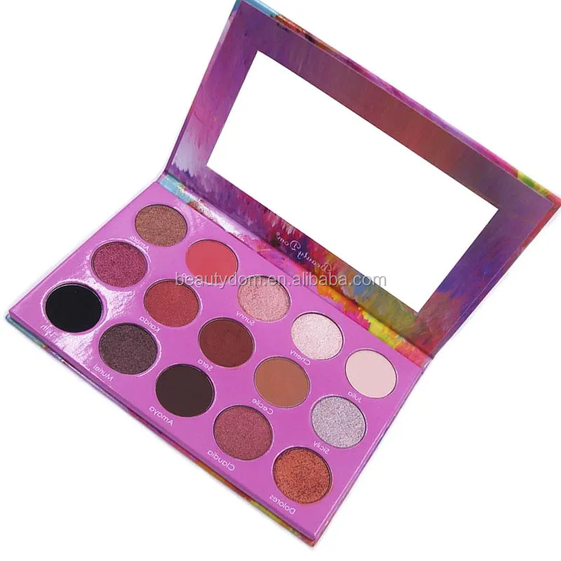 No Brand Talc Free Pigment Vegan Oem Eyeshadow Palette Custom Private Label Buy Eyeshadow