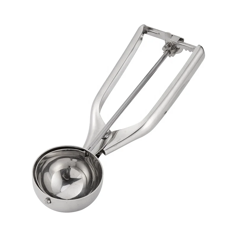 
Hot selling kitchen stainless steel ice cream scoop or fruit digging scoop 
