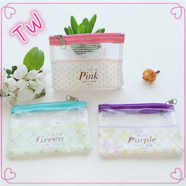 Bulk Custom Pvc Coin Purse Wholesale Zipper Plastic Coin Purse,Different Colors Mixed Coin Bags