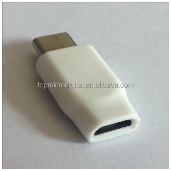 2015 hot selling colorful and useful USB 3.1 type-c male to micro female adapter