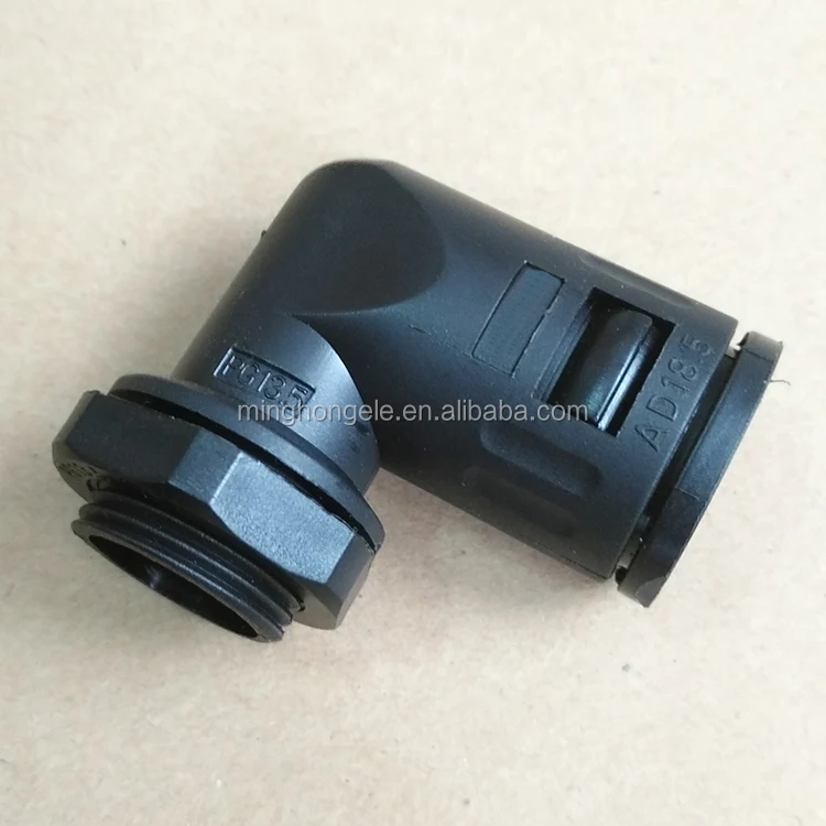 Pg11 Right Angle Elbow Flexible Hose Connector For Ad15.8 Flexible Hose