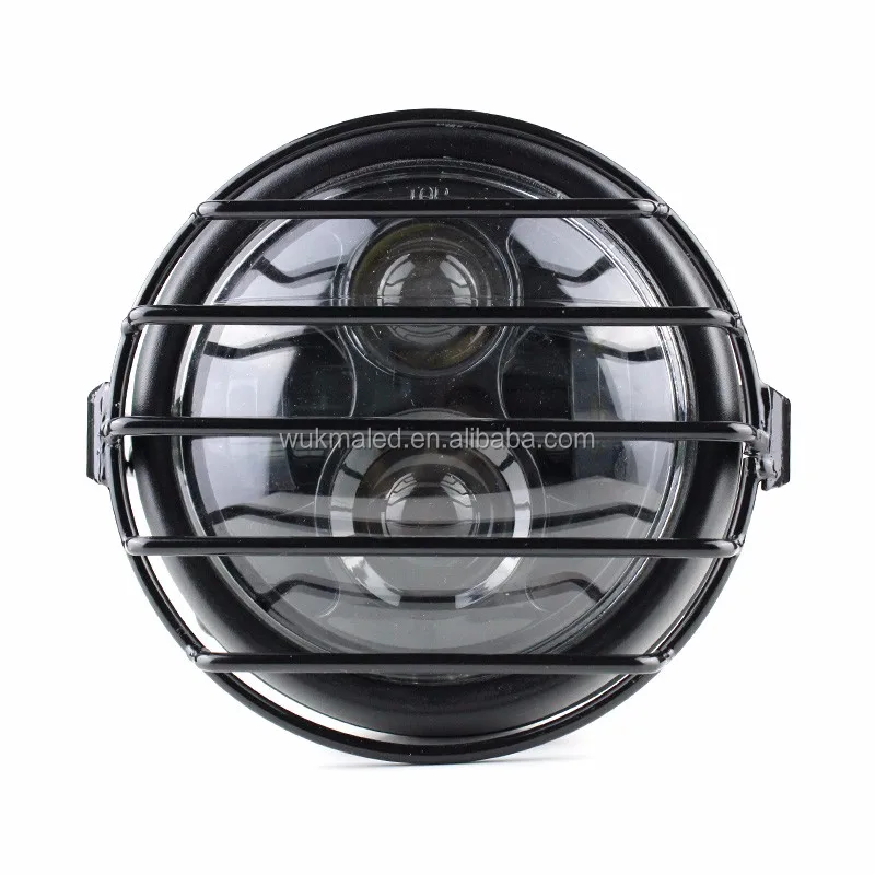 Headlamp 5.75 Inch Headlight Lamp Stone Guard Protectors Covers