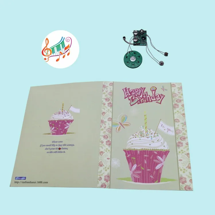 Customized Programmable Voice Recording Music Greeting Card Factory