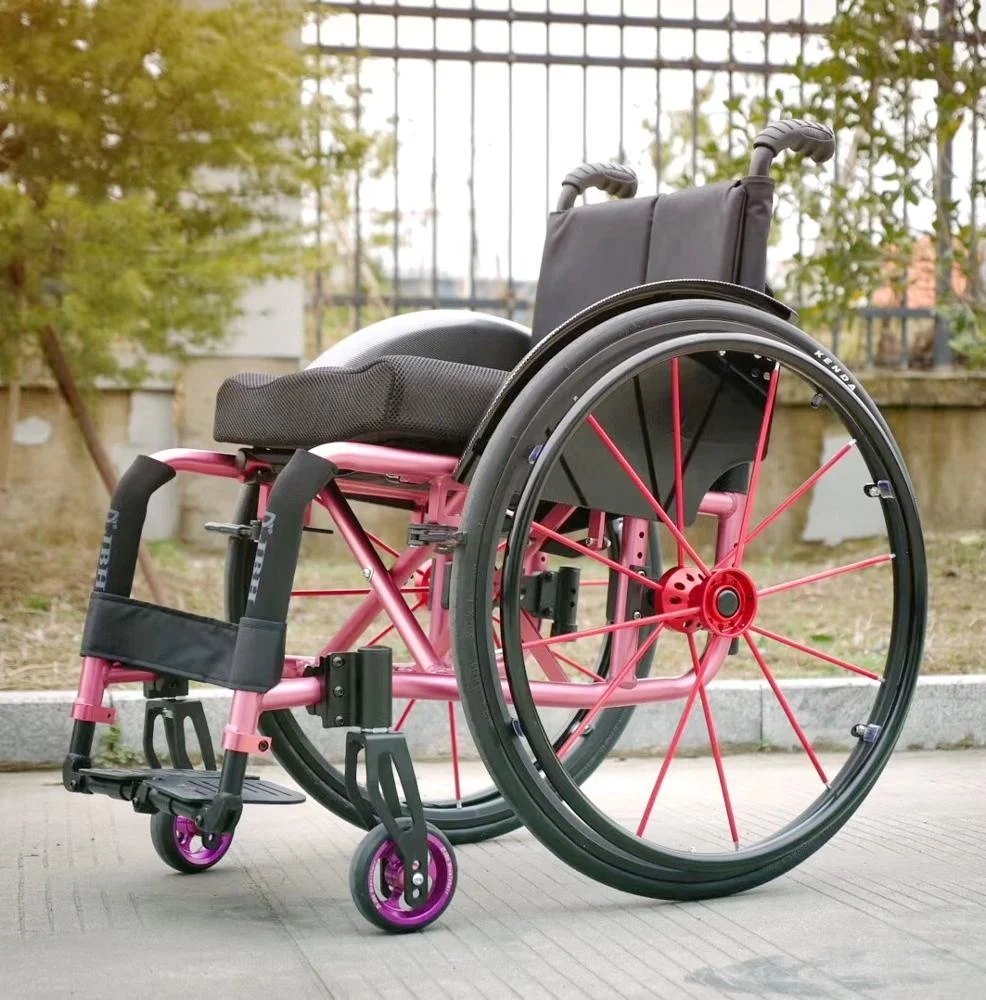 工厂热卖便携式轻量级运动轮椅残疾