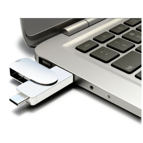 Promotional gift 2 in 1 Type C USB3.0 Flash Drive OTG USB Flash Drive Type C Micro Usb Stick 32GB 64GB Pendrive - ANKUX.COM
