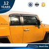 High Quality PC Injection Vent Visor For FJ Cruiser 2008 Up Window Deflectors Rain shield Visors Auto accessories
