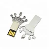 Super slim fancy crown shape mini usb flash drive wholesale