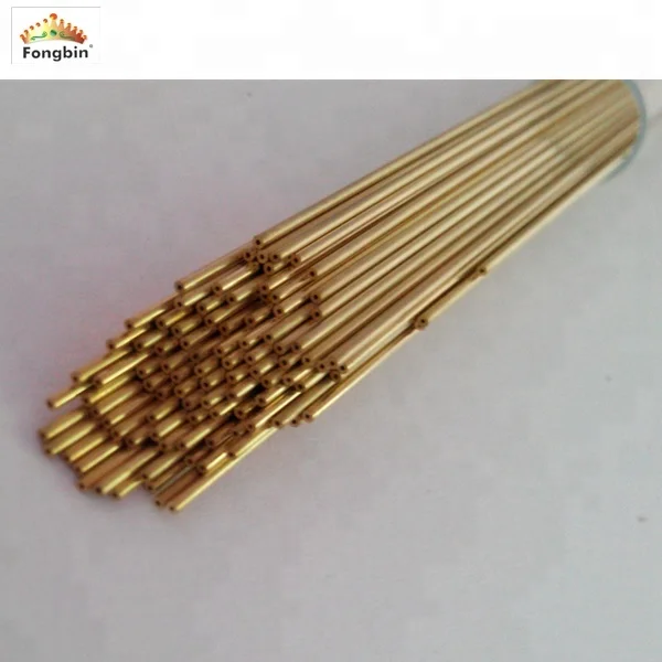 10 Pieces of EDM Drilling Brass Electrode Tube OD 0.3mm x 300mm