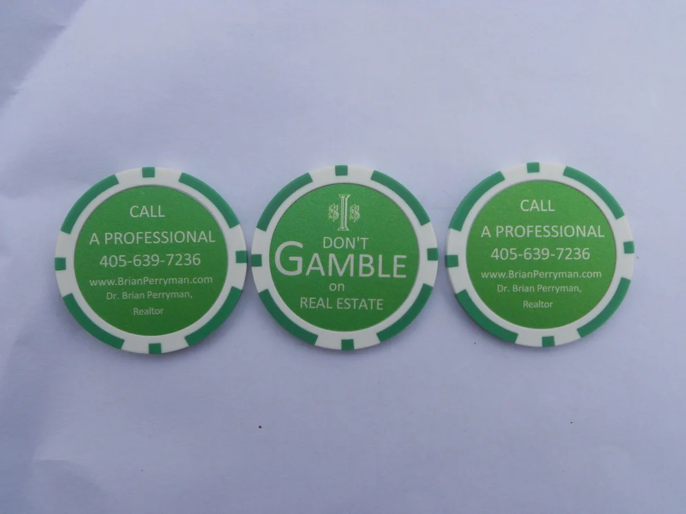 11.5g Poker Chip With Your Company Information,Plastic Business Card