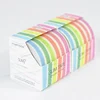 kawaii cute stationery item wholesale rainbow multi color single side adhesive notebook decoration wash paper tape