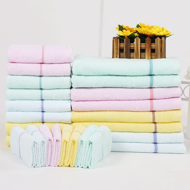 High Quality Wholesale Face Cloth Towels 100 Cotton Handkerchief Small