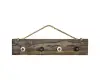 Sturdy and durable antique wood organizer with knob hook