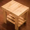 Bamboo Step Stool,Multifunctional Small Size , Storage Shelf Foot Rest for Kids household kitchen