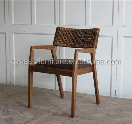 Eetkamer meubels massief houten vintage goederen dining arm stoel ontwerpen