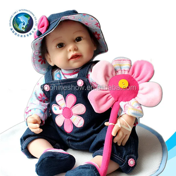 Hot selling 22'' silicone doll reborn baby doll soft vinyl ...