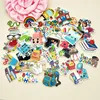 1.2inch 43 designs in stock cartoon Back to school planar resin flatback craft for DIY hair accessories