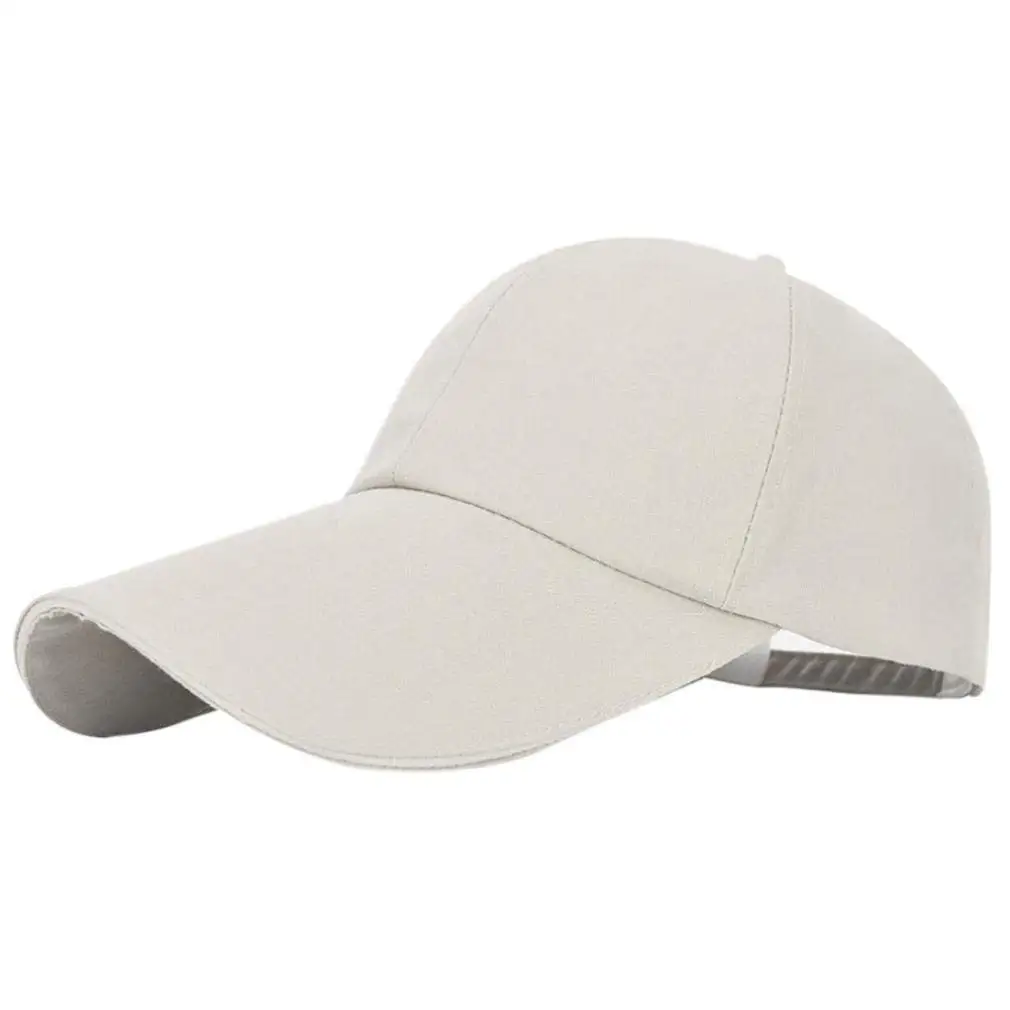 White W11S58C Plain Duck Bill Ivy Hat
