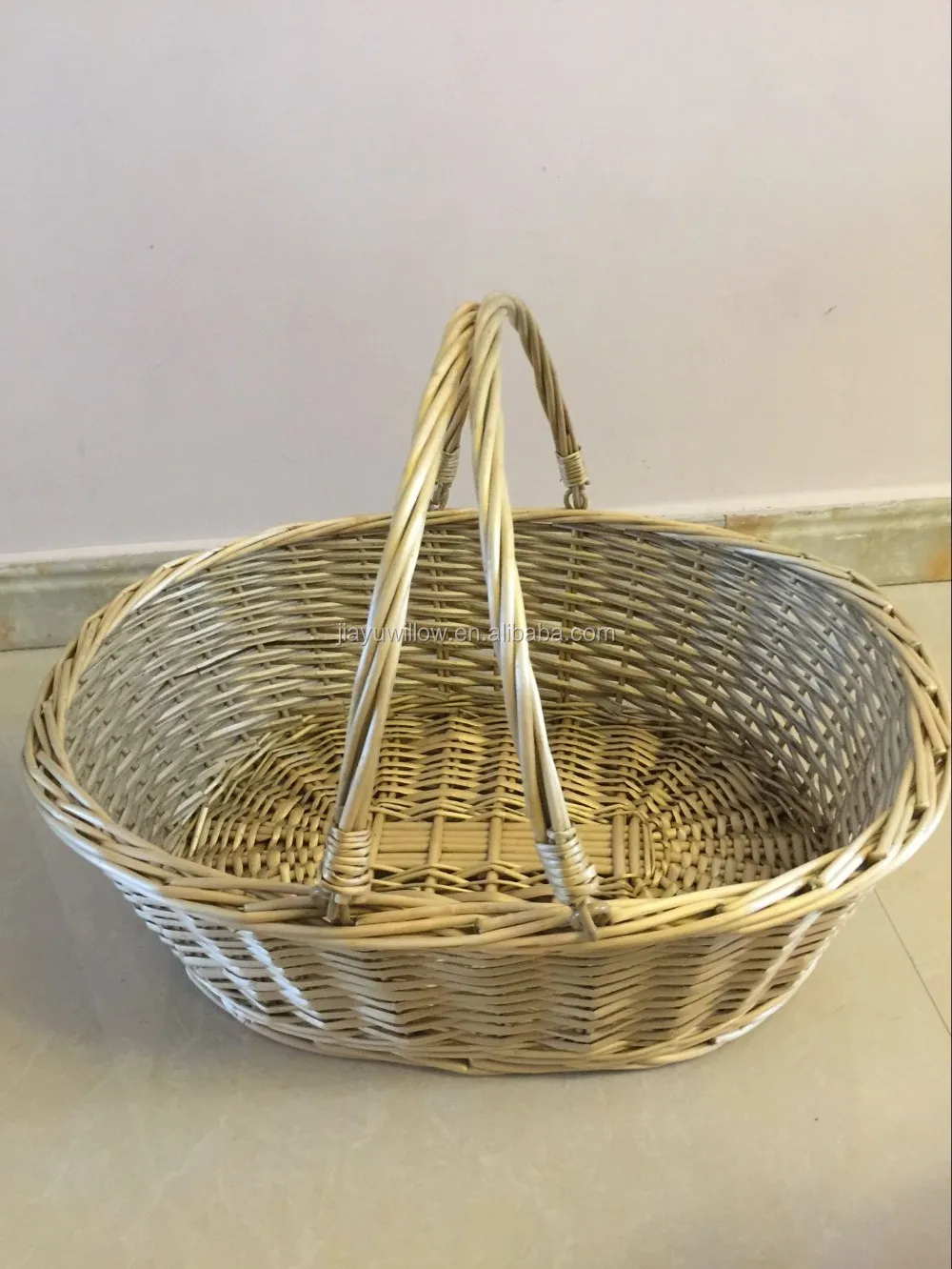 Wholesale Oval Wicker Basket,Wicker Carry Basket,Handwoven Willow