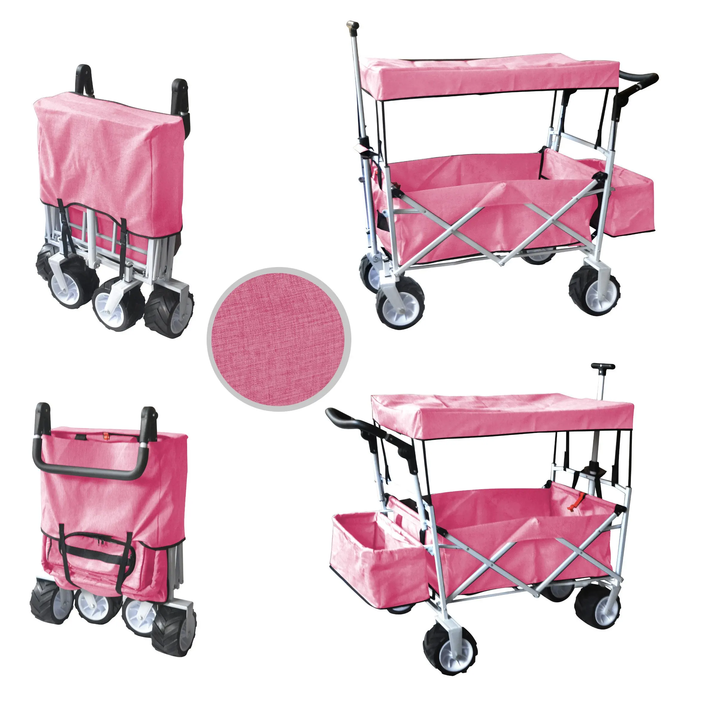 Trolly kids. Collapsible Folding Wagon Stroller. Red Wagon Stroller. Wagon Pusher System. Pink Wagon for women.